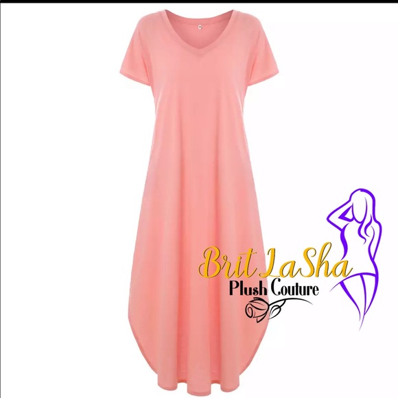 Peach dress - Picture 2 of 2